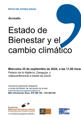 JORNADA "ESTADO DE BIENESTAR Y EL CAMBIO CLIMÁTICO"